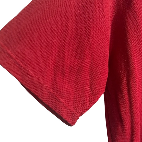 Men’s Carhartt Red Short Sleeve Polo Shirt L-XL - Picture 3 of 5